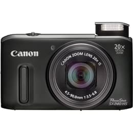 Cámara compacta - Canon SX240 - Negro + Objetivo Canon Zoom Lens 25-500 mm f/3.5-6.8