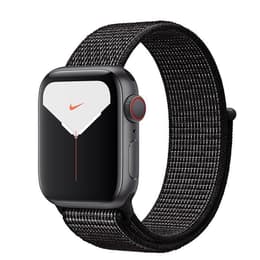 Apple Watch Series 5 (2019) GPS + Cellular 40 mm - Aluminio Gris espacial - Correa loop deportiva Negro