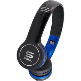 Cascos con cable micrófono Soul By Ludacris SL100 - Azul/Negro