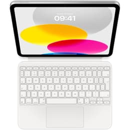 iPad Magic Keyboard Folio (iPad no incluido) 10.9" (2022) - Blanco - AZERTY - Francés