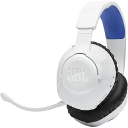 Cascos reducción de ruido gaming con cable + inalámbrico micrófono Jbl Quantum 360P - Blanco