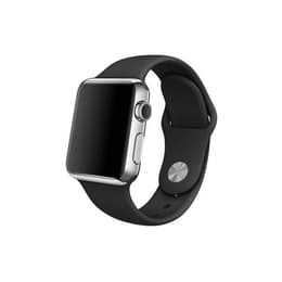 Apple Watch (Series 4) 2018 GPS + Cellular 40 mm - Aluminio Plata - Correa deportiva Negro