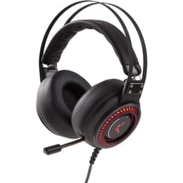 Cascos reducción de ruido gaming con cable micrófono Skillkorp SKP H20 - Negro
