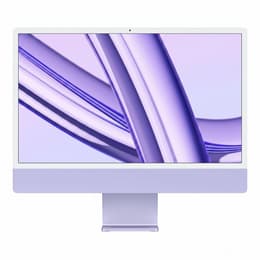 iMac 24" (2023) M3 de Apple con CPU de 8 núcleos GPU de 10 núcleos - 256 GB SSD - 8 GB QWERTY - Inglés Vidrio estándar