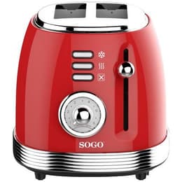 Tostador Cecotec Toast&Taste 800 Vintage Red 2 ranuras - Red