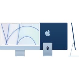 iMac 24" (2021) M1 de Apple con CPU de 8 núcleos GPU de 7 núcleos - 256 GB SSD - 8 GB QWERTY - Inglés Vidrio estándar