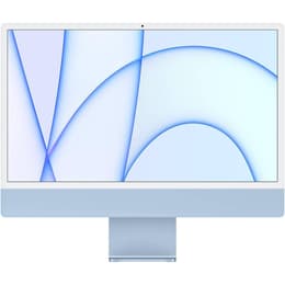 iMac 24" (2021) M1 de Apple con CPU de 8 núcleos GPU de 7 núcleos - 256 GB SSD - 8 GB QWERTY - Inglés Vidrio estándar