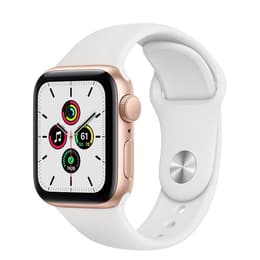 Apple Watch Series SE 1 (2020) GPS + Cellular 40 mm - Aluminio Oro - Correa deportiva Blanco