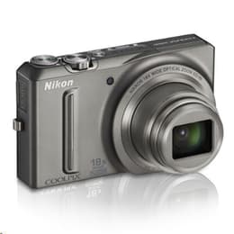 Compacto - Nikon Coolpix S9100 - Gris