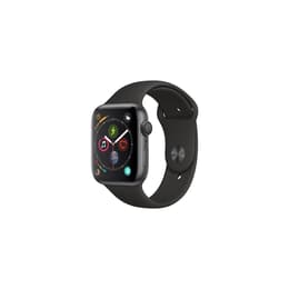 Apple Watch (Series 4) 2018 GPS + Cellular 44 mm - Aluminio Gris espacial - Correa deportiva Negro
