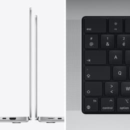 MacBook Pro 16" (2021) - M1 Pro de Apple con CPU de 10 núcleos y GPU de 16 núcleos - 16GB RAM - SSD 1000GB - AZERTY - Francés