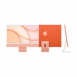 iMac 24" (2021) M1 de Apple con CPU de 8 núcleos GPU de 8 núcleos - 512 GB SSD - 16 GB QWERTY - Inglés Vidrio estándar