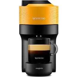 Cafeteras express de cápsula Compatible con Nespresso Magimix Nespresso Vertuo Pop 11729 1L - Negro/Amarillo
