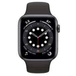 Apple Watch Series 6 (2020) GPS + Cellular 44 mm - Aluminio Gris espacial - Correa deportiva Negro