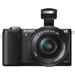 DSLR - Sony Alpha 5000 Negro + objetivo Sony E PZ 16-50mm f/3.5-5.6 OSS
