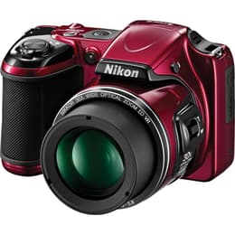 CoolPix L820 - Rojo + Nikon Nikkor 30X Optical Zoom 22.5-675 mm f/3-5.8 f/3-5.8