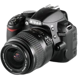 Réflex D3100 - Negro + Nikon AF-S DX Nikkor 18-55 mm f/3.5-5.6G II ED f/3.5-5.6G