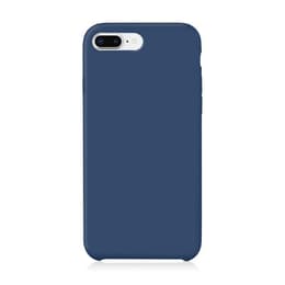 Funda iPhone 7 Plus/8 Plus y 2 protectores de pantalla - Silicona - Azul Cobalto