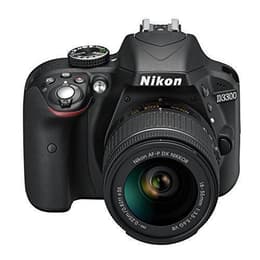 Nikon D3300 - Negro + 18-55mm f / 3.5-5.6G Nikon AF-P DX Nikkor