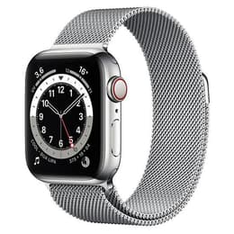 Apple Watch (Series 6) 2020 GPS + Cellular 40 mm - Titanio Plata - Pulsera Milanese Loop Plata