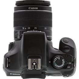 Réflex -CANON EOS 1100D - Negro + Canon Zoom Lens EF-S 18-55mm f/3.5-5.6 III