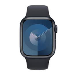 Apple Watch Series 9 (2023) GPS + Cellular 45 mm - Aluminio Medianoche - Correa deportiva Negro