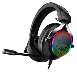 Cascos gaming con cable micrófono Spirit Of Gamer Xpert H600 - Negro