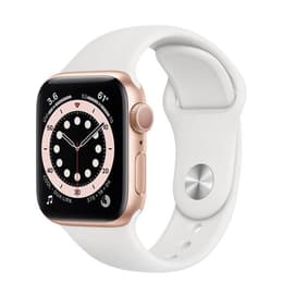 Apple Watch (Series 3) 2017 GPS 42 mm - Aluminio Oro rosa - Correa deportiva Blanco