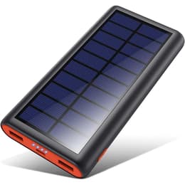 Batería externa Simpletek Power Bank 26800mAh 5V 2xUSB 1xMicro-USB Solar Panel