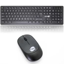 Simpletek Teclado QWERTY Inglés Wireless MK-03B