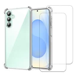 Funda Galaxy S24 FE y 2 protectores de pantalla - TPU - Transparente