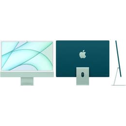 iMac 24" (2021) M1 de Apple con CPU de 8 núcleos GPU de 8 núcleos - 256 GB SSD - 8 GB QWERTY - Italiano Vidrio estándar