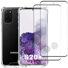 Funda Galaxy S20+/Galaxy S20+ 5G y 2 protectores de pantalla - Plástico reciclado - Transparente