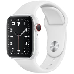 Apple Watch (Serie 5) 2019 GPS + Cellular 44 mm - Cerámica Blanco - Deportiva Blanco