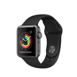 Apple Watch (Series 3) 2017 GPS 42 mm - Aluminio Gris - Correa deportiva Negro