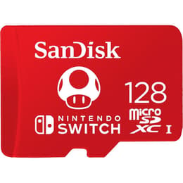 Sandisk Nintendo Switch microSDXC Tarjeta de memoria 128GB SDSQXAO-128G-GNCZN