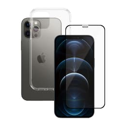 Funda 360 iPhone 12 Pro Max y pantalla protectora - TPU - Transparente