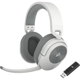 Cascos reducción de ruido gaming wireless micrófono Corsair HS55 - Blanco