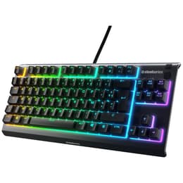 Steelseries Teclado AZERTY Francés retroiluminado Apex 3 TKL