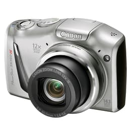 Cámara compacta PowerShot SX160 IS - Gris + Canon Zoom Lens 12X IS 28–336mm f/3.4-5.6 f/3.4-5.6