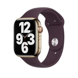 Apple Watch (Series 7) 2021 GPS + Cellular 41 mm - Acero inoxidable Oro - Correa deportiva