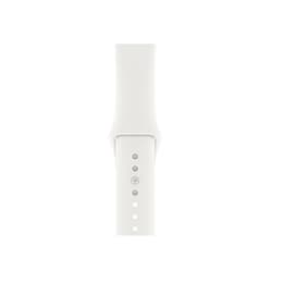 Apple Watch Series 9 (2023) GPS + Cellular 45 mm - Aluminio Plata - Correa deportiva Blanco