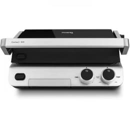 HKoeNIG GR70 Grill, barbecue, plancha et panini - 30x25cm - Thermostat ajustable - 2000W - Ouverture 180° - Revetement anti-adh Parrilla