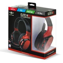 Cascos gaming con cable micrófono Spirit Of Gamer Elite-H60 - Negro/Rojo