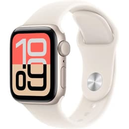 Apple Watch (2025) GPS 44 mm - Aluminio Blanco estrella - Correa deportiva Blanco