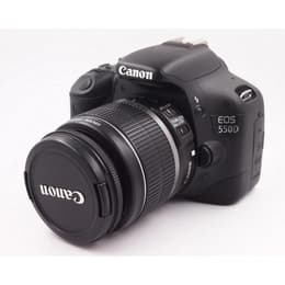 Réflex cámara Canon EOS 550D - Negro + Objetivo Canon EF-S 18-55mm f/3.5-5.6 IS II