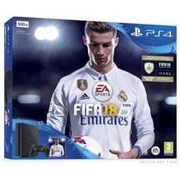 PlayStation 4 Slim 500GB - Negro + FIFA 18