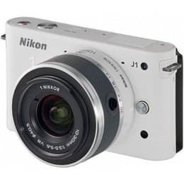 Cámara Híbrida - Nikon 1 J1 - Blanco + Objetivo Nikkor VR 30-110mm