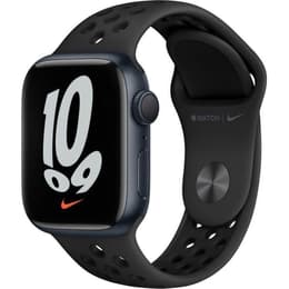 Apple Watch (Series 7) 2021 GPS 45 mm - Aluminio Medianoche - Correa Nike Sport Negro