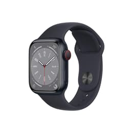 Apple Watch Series 8 (2022) GPS + Cellular 45 mm - Aluminio Medianoche - Correa deportiva Midnight